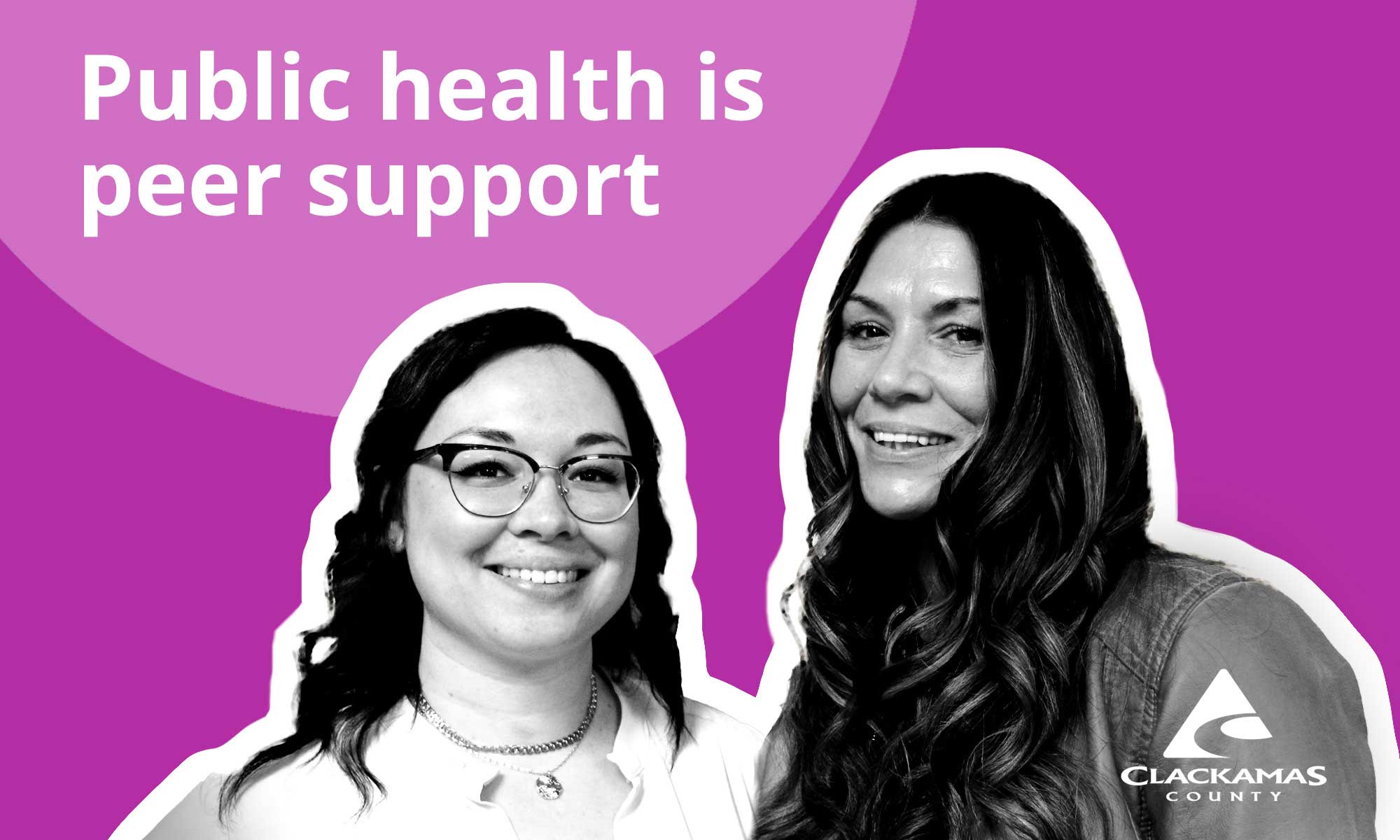 Public health is peer support
