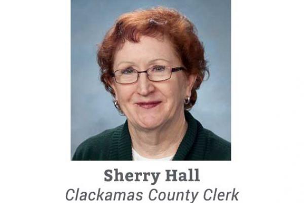 Sherry Hall, Clackamas County Clerk