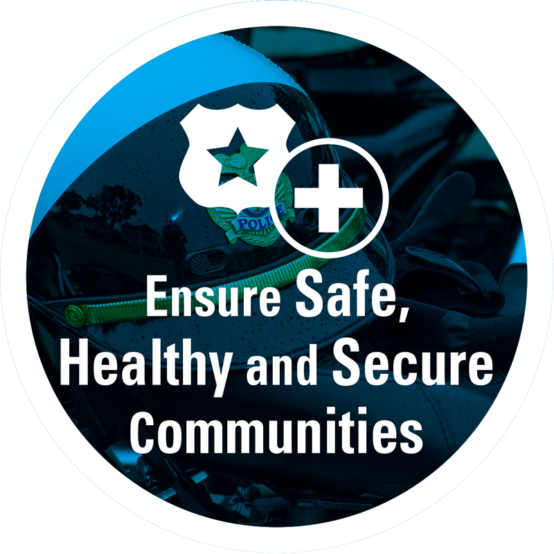 Ensure safe, healthy, and secure communities