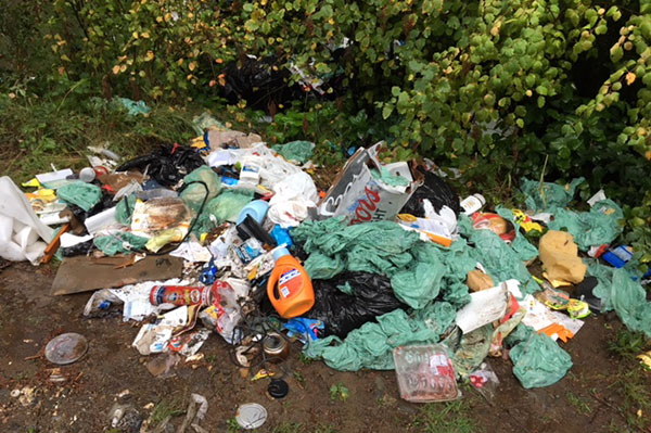 garbage pile