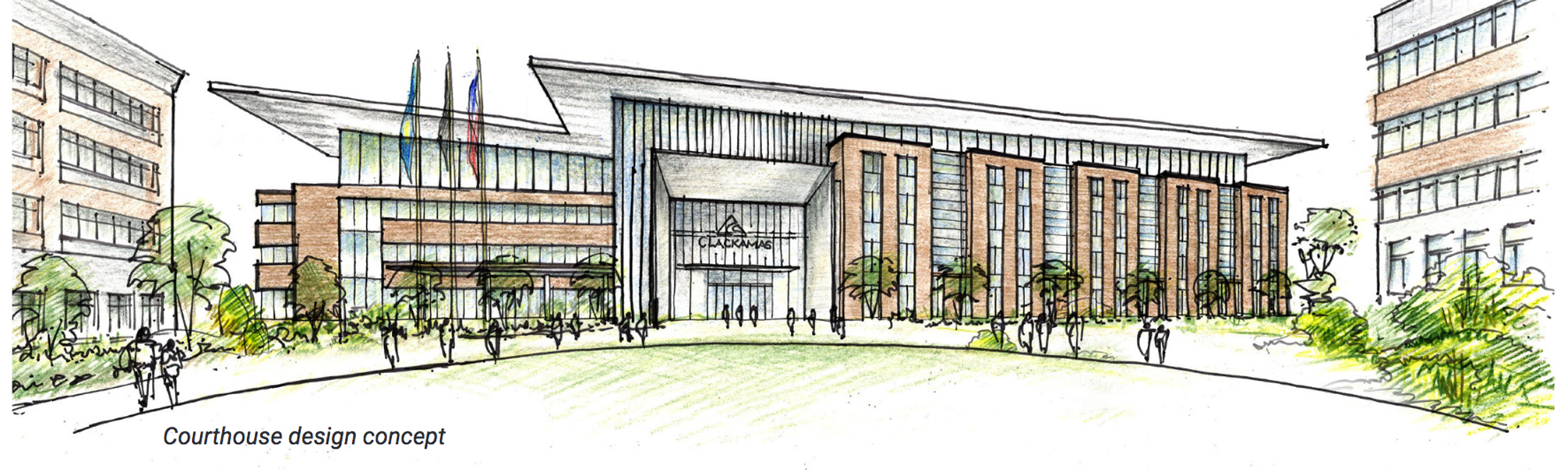 Courthouse concept drawings