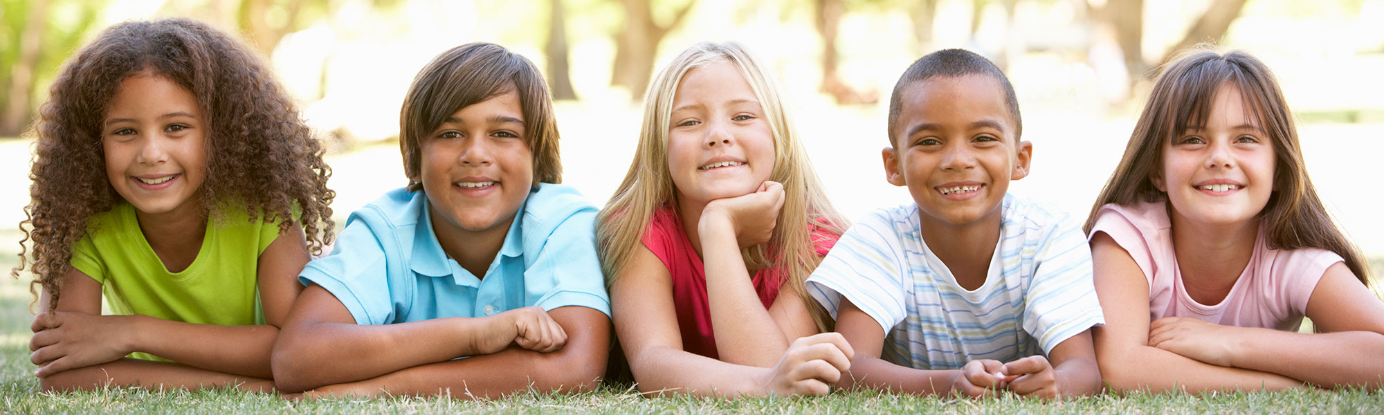 group of smiling children