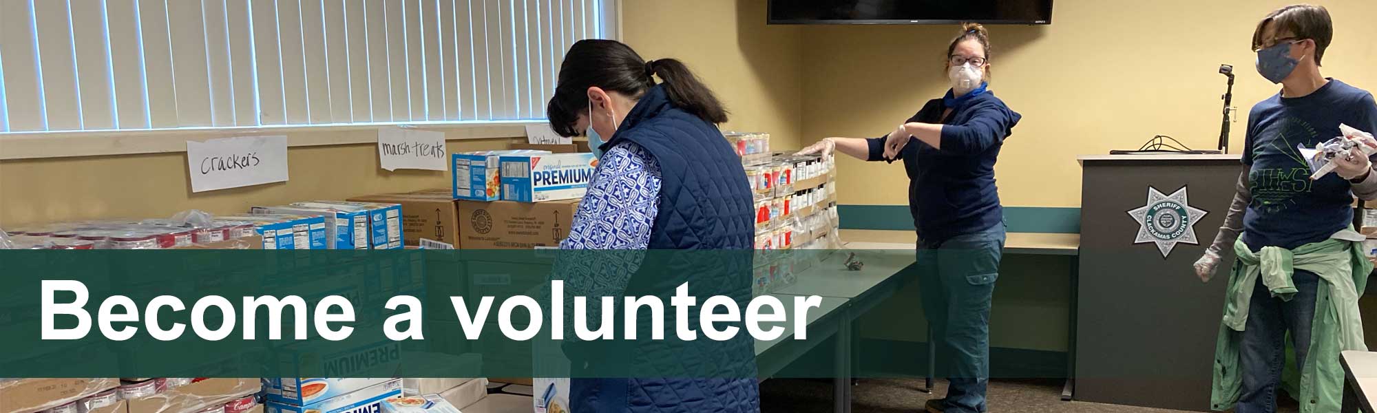 Become a volunteer