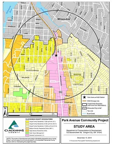 Clackamas County Assessor Map Park Avenue Next Steps Considering Alternatives Clackamas County
