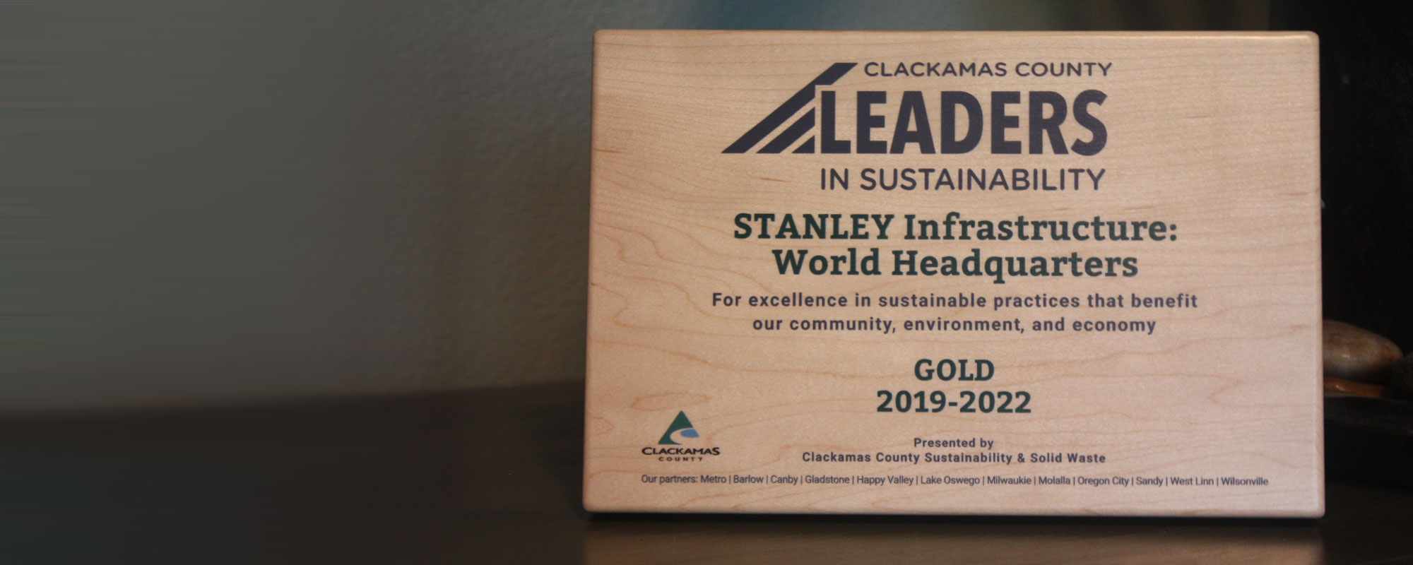 Current Certified Leaders in Sustainability