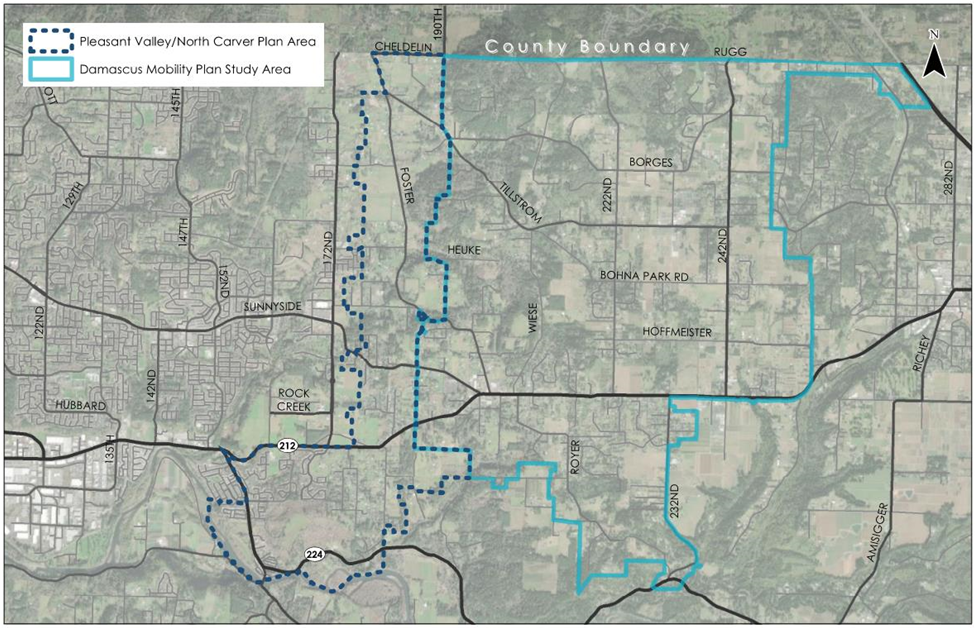 Pleasant valley map