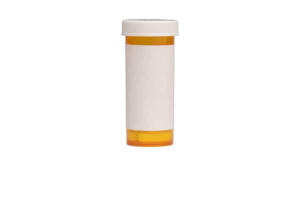 Empty medication bottle