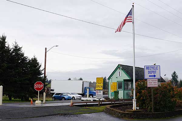 Entrance to the Transfer Station