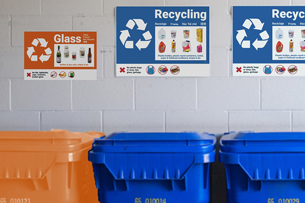 Recycling bins