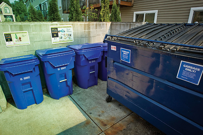 Garbage and Recycling Enclosure Design