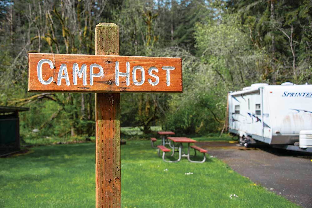 Camp Host Sign