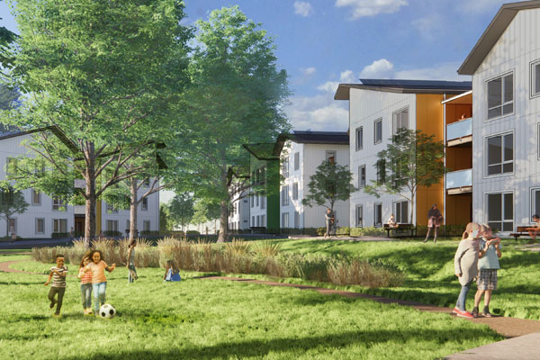 Rendering of Maple Apartments