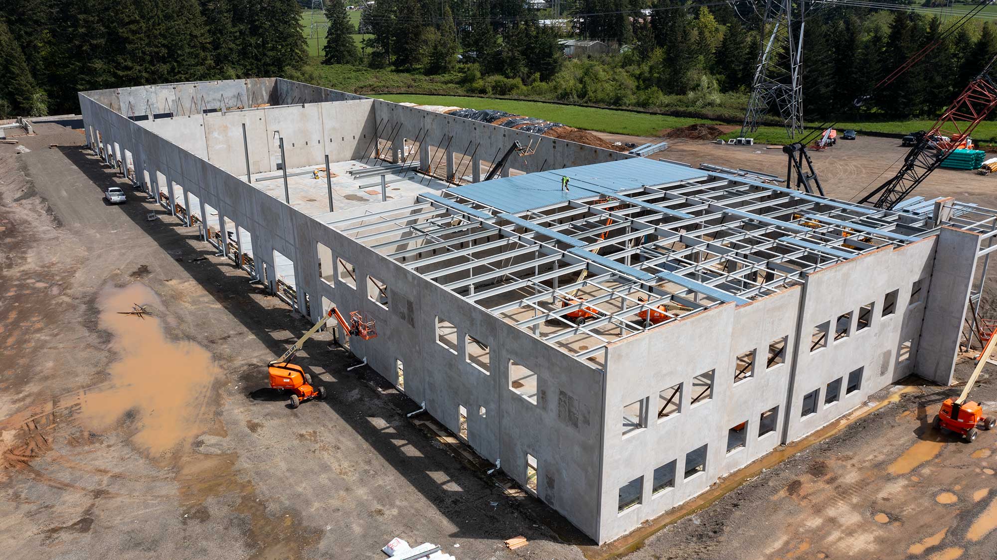 Transportation Maintenance building construction