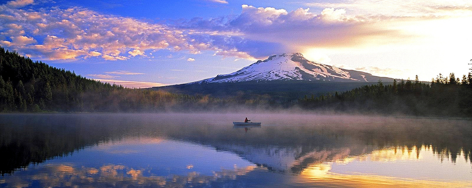 Fihsing on Lake Trillium