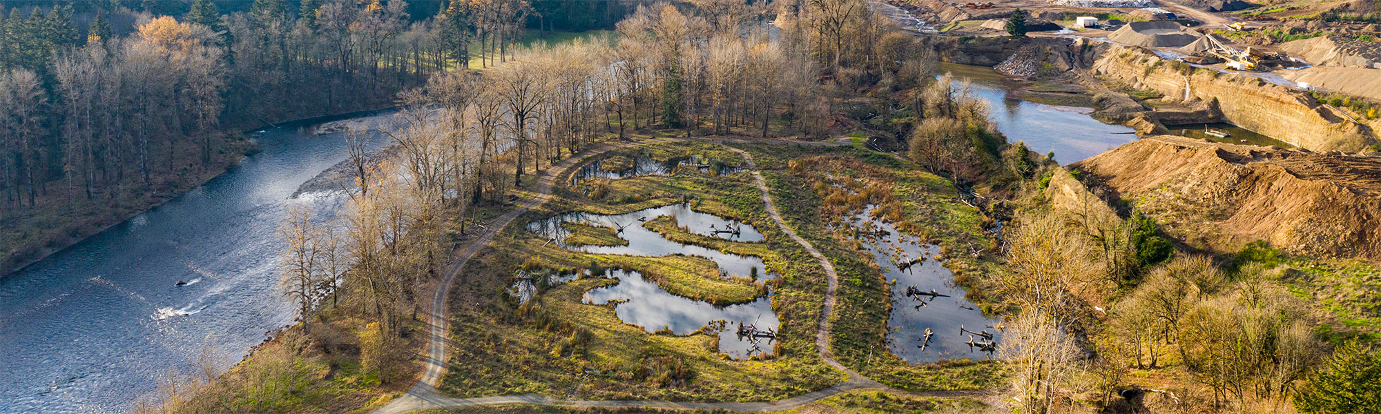 Drone photo of Carli Creek