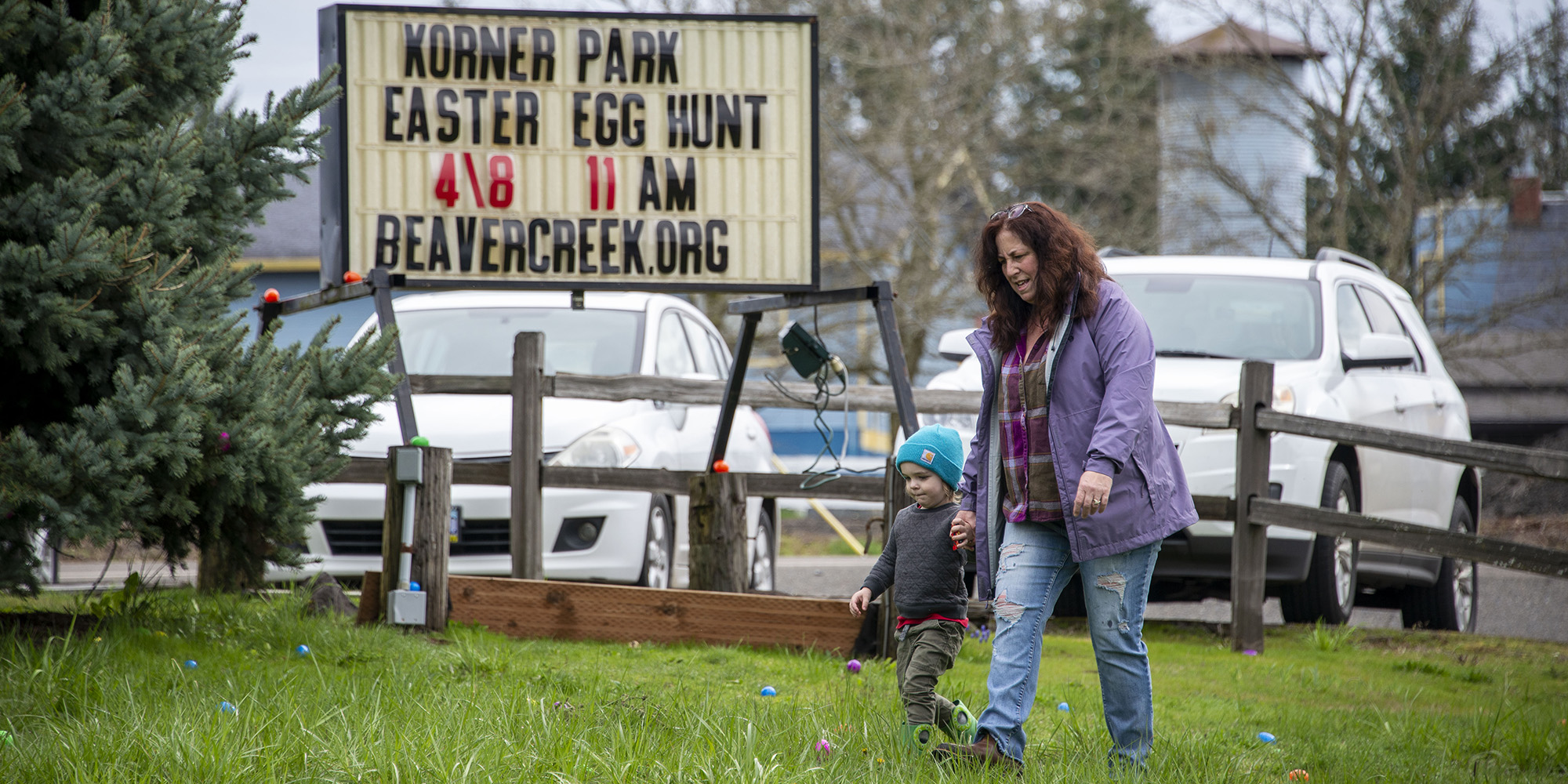 Beavercreek Hamlet puts on an egg hunt each spring