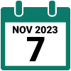 Nov. 7, 2023 calendar