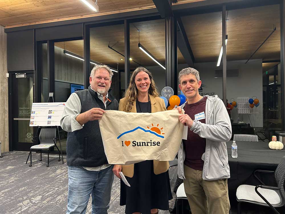 Clackamas County staff tabling at the event