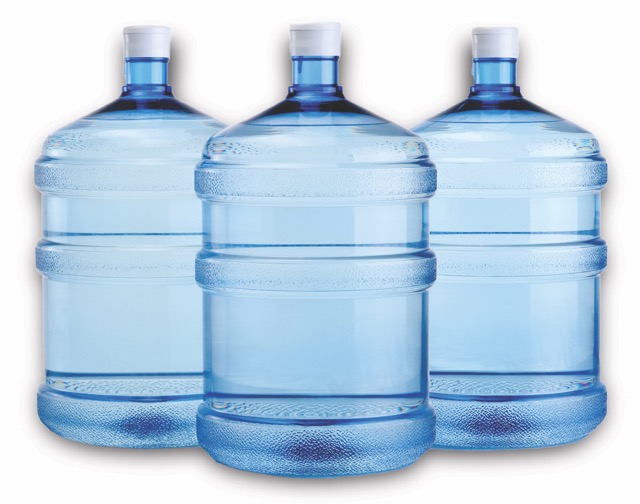 large jugs of water