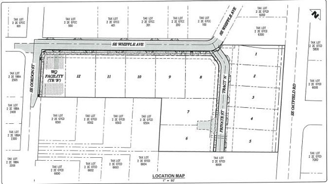 Site plan map