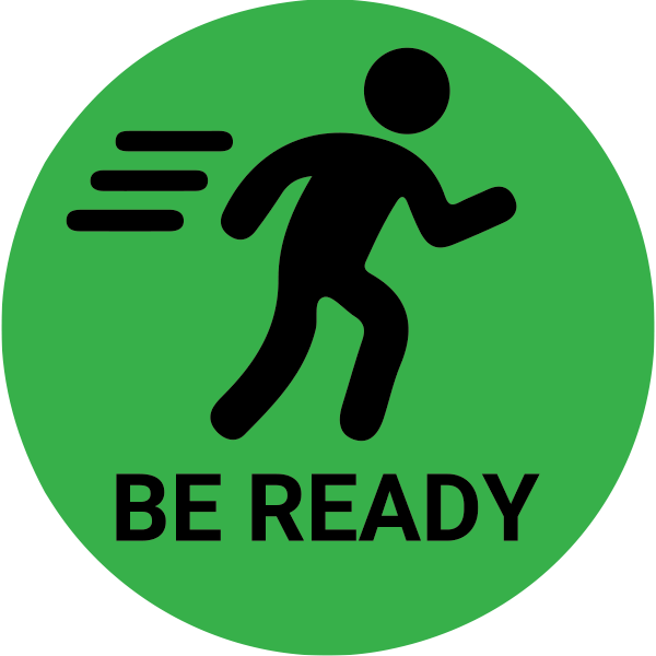 "Be Ready" symbol