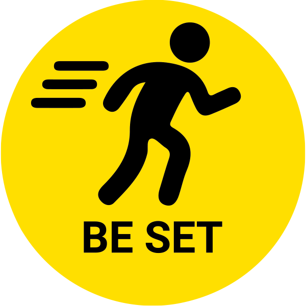 "Be Set" symbol