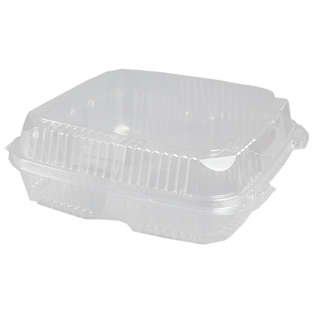 Clamshell container