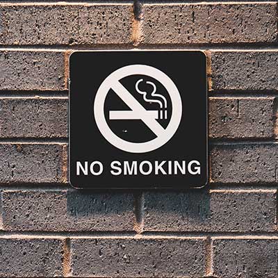 No Smoking sign