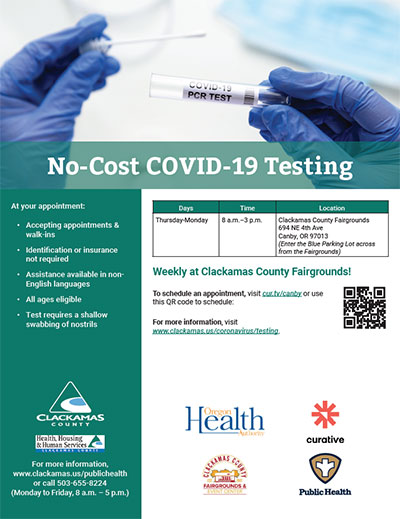 Getting Tested Clackamas County