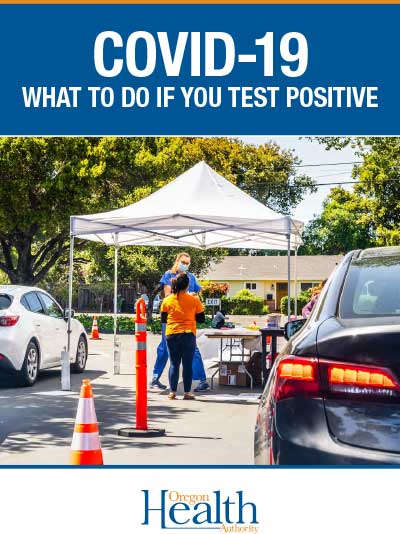 What to do if you test positive flyer