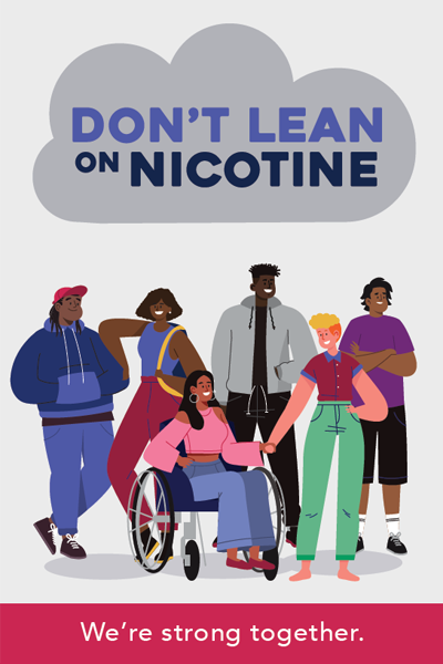 Front of English palm card