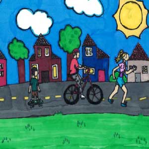 Safe Routes to School poster