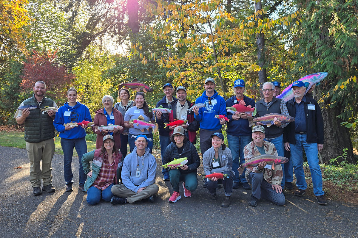 Volunteers for the Fish Eggs to Fry Program