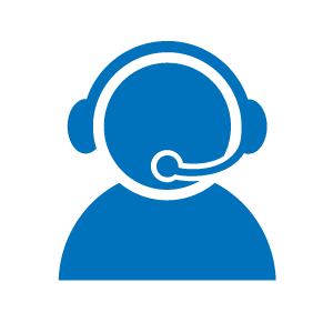Icon of person with a headset