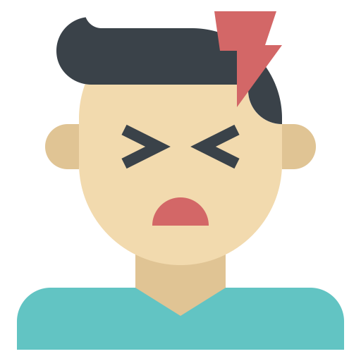Person with a headache