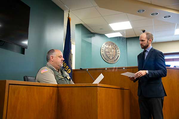 Questioning a Deputy in court