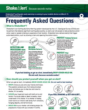 earthquake safety tips triangle of life