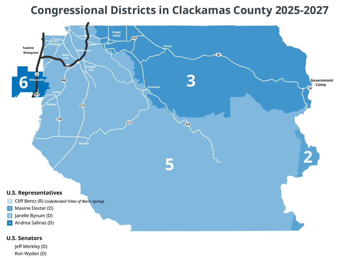 Congressional district map