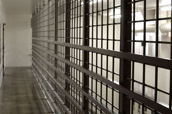 Interior of the county jail