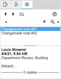 Changemark list