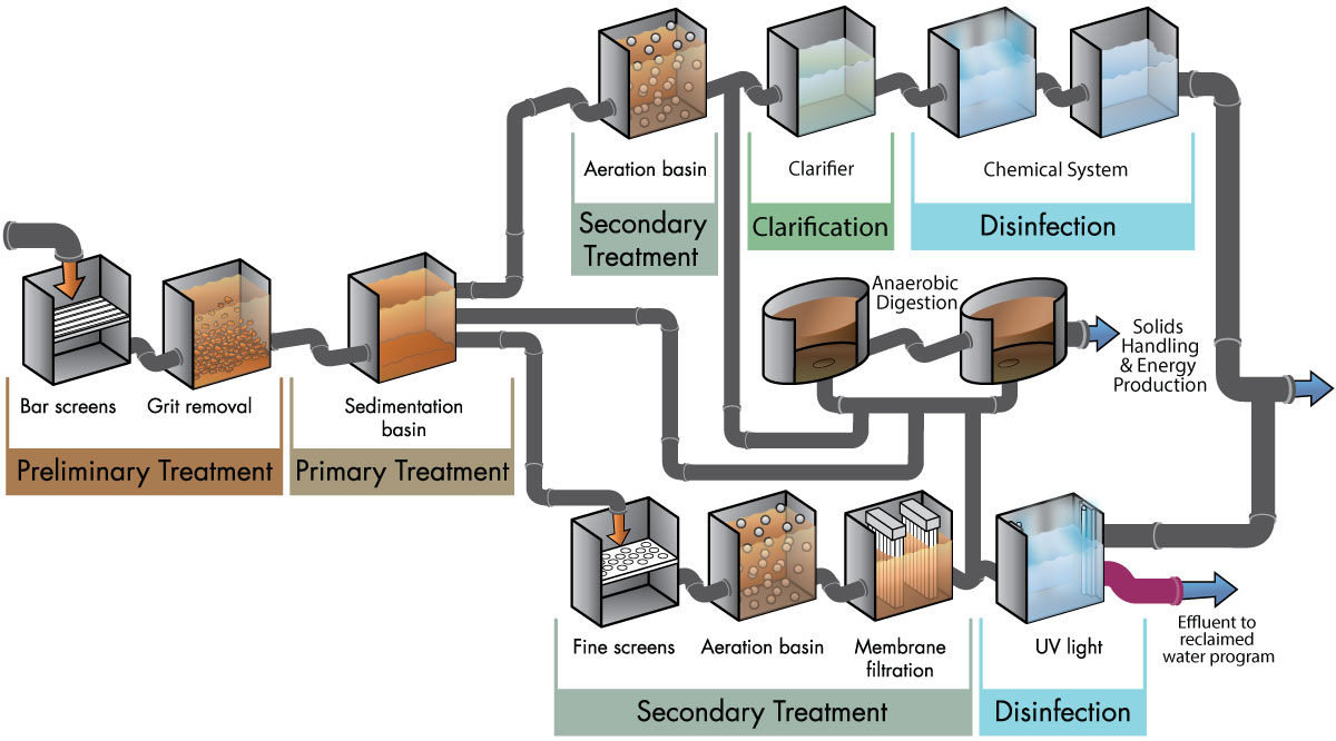 diagram of treatment process
