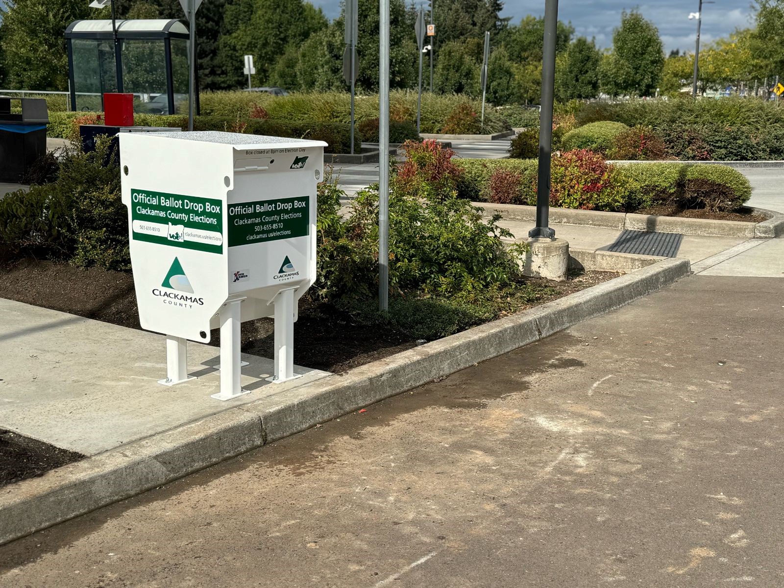 Official Ballot Drop Site at the Clackamas Community College Oregon City campus