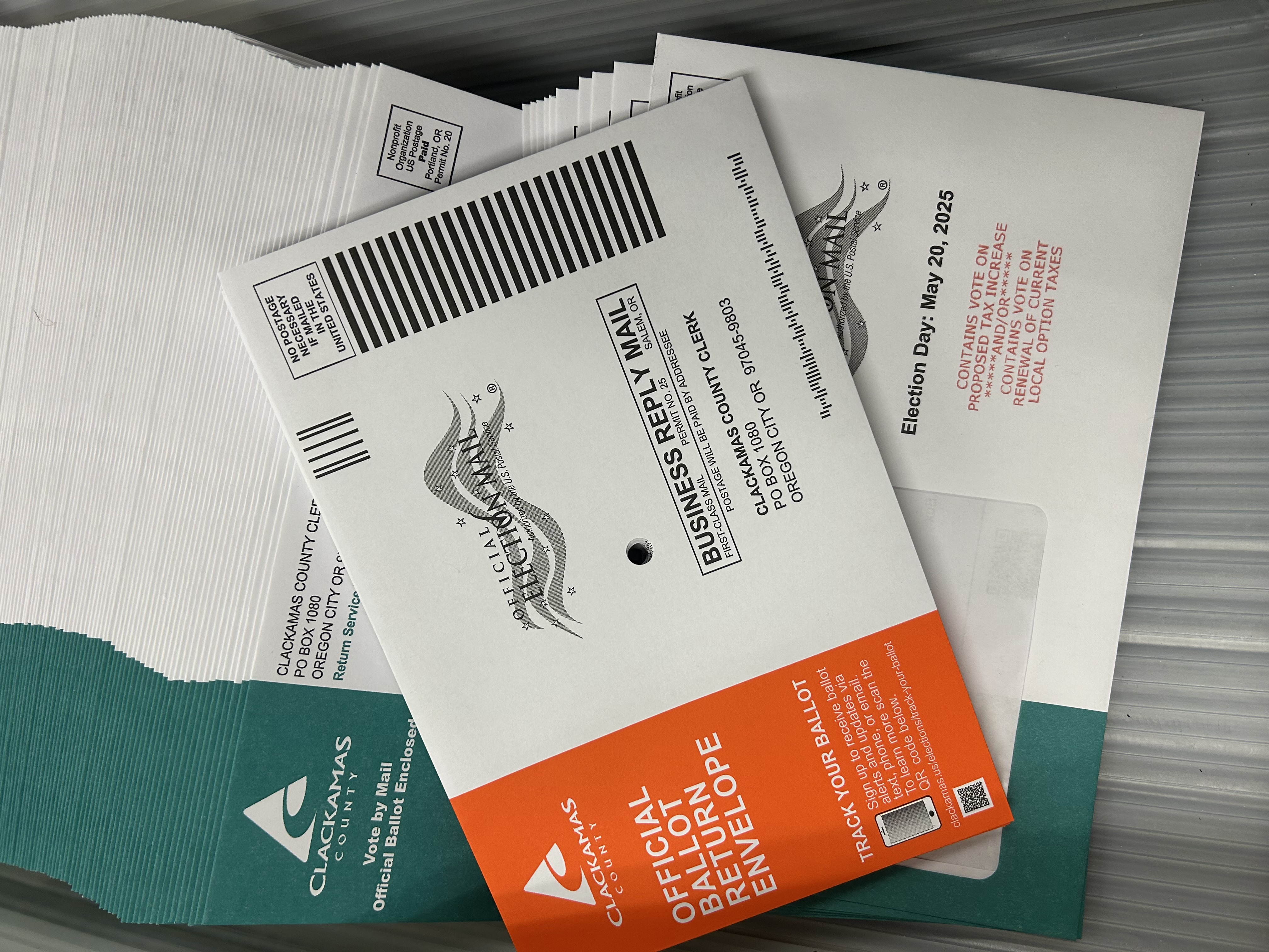 Ballots are ready to be mailed to voters.