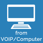 Call from VOIP/computer