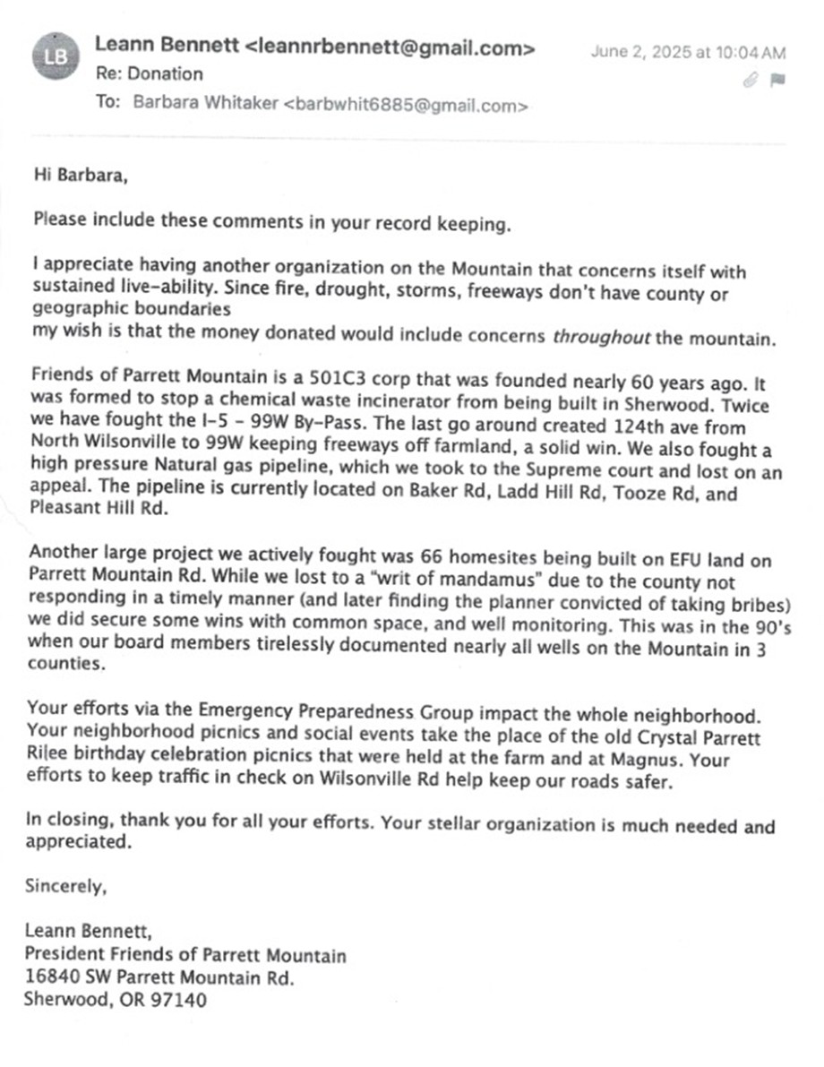 Screen shot of Appendix C