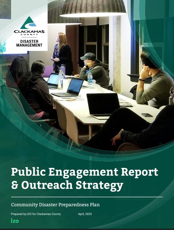 Izo Public Engagement Report& Outreach Strategy page