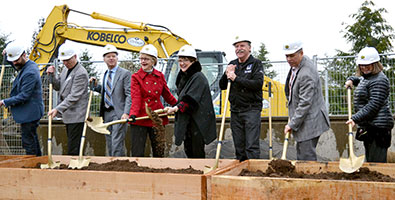 Courthouse groundbreaking