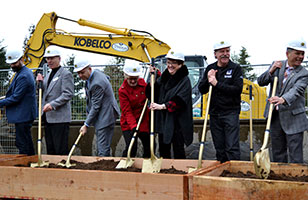 Courthouse groundbreaking