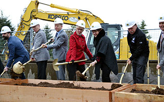 Courthouse groundbreaking