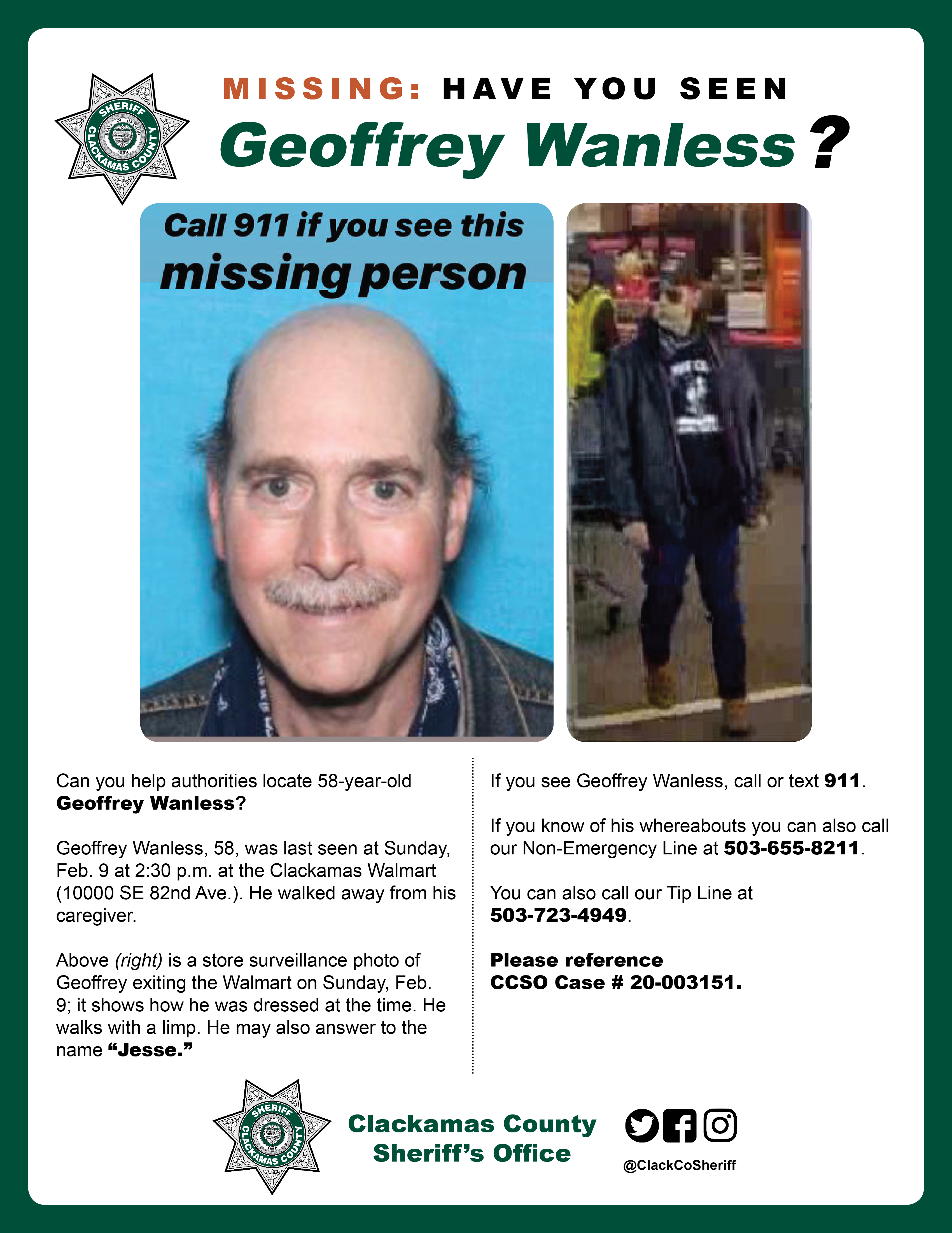 Geoffrey Wanless BULLETIN